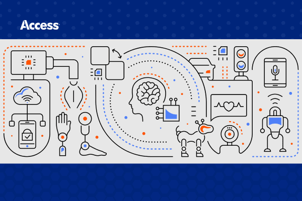 Graphic depicting AI (artificial intelligence)