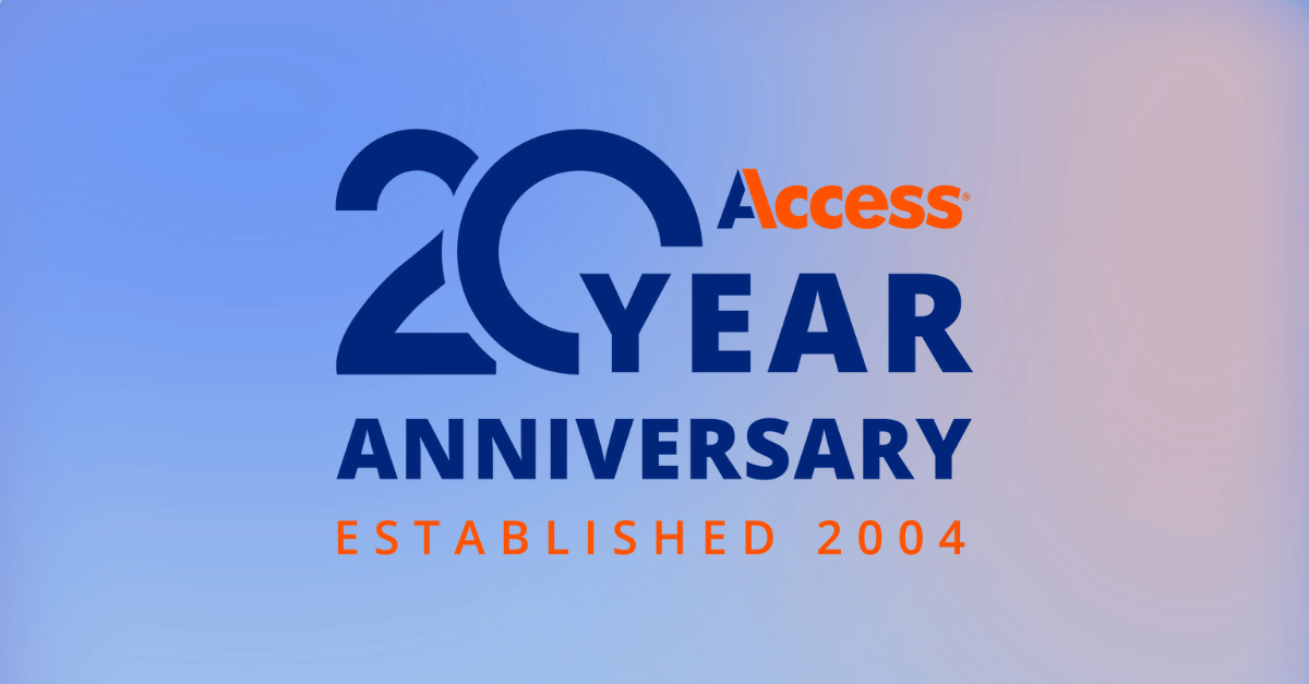Access Celebrates 20 Years in Business