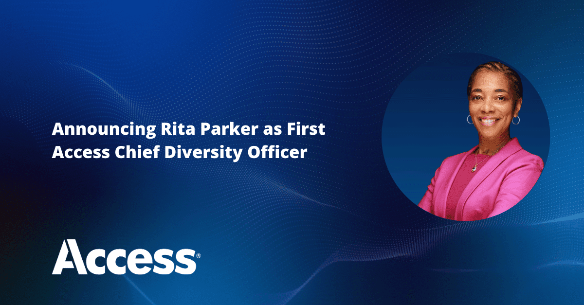 Access Announces Promotion of Rita Parker to Chief Diversity Officer