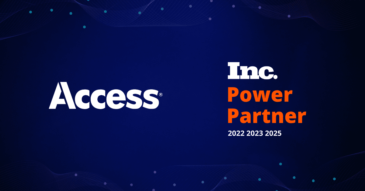 Access Recognized as a 2025 Inc. Power Partner Award Winner