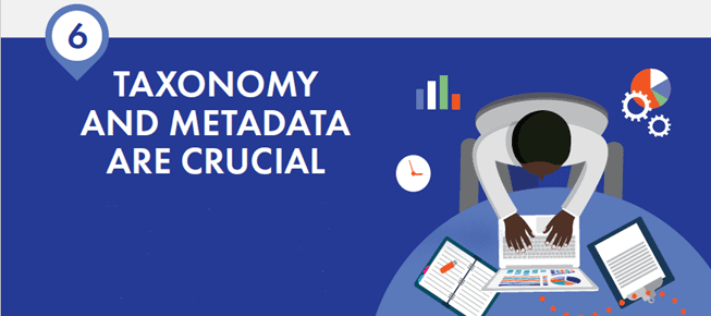 Illustration of a person seated at a table working on a laptop.