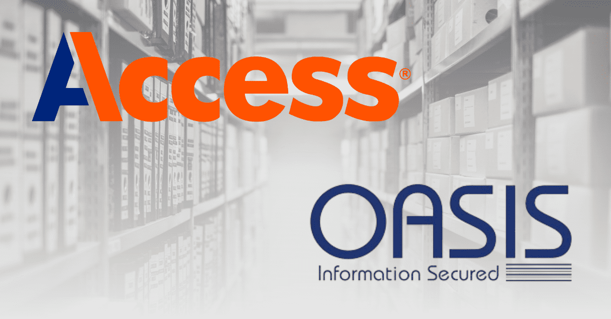 Access and OASIS Group Acquire CGG Smart Data Solutions’ Physical Asset Storage and Services Business
